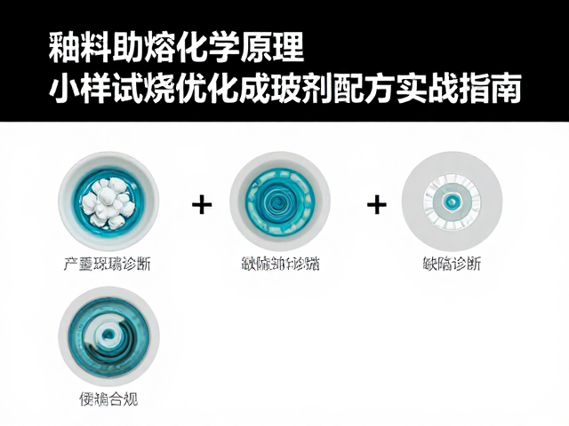 釉料助熔化学原理,小样试烧优化成玻剂配方实战指南