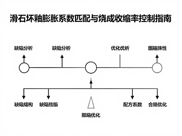 滑石坯釉膨胀系数匹配与烧成收缩率控制指南
