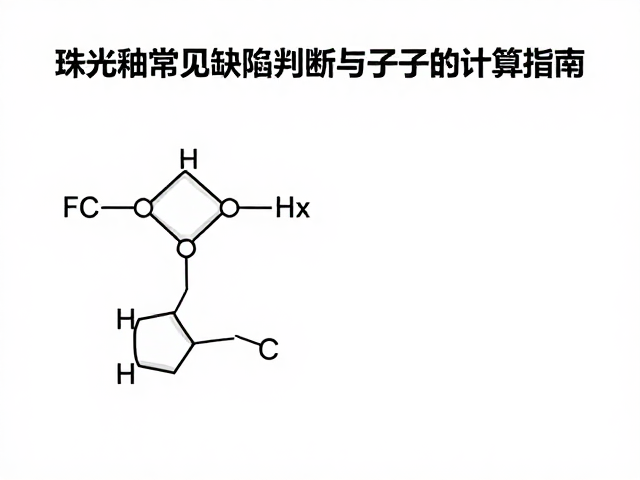 珠光釉常见缺陷判断与分子式计算指南