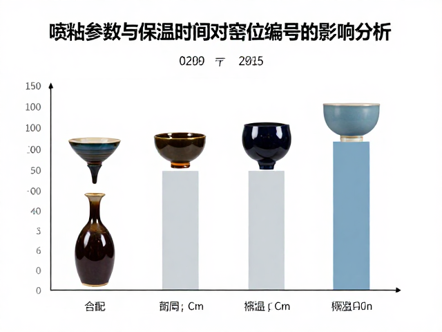 喷釉参数与保温时间对窑位编号的影响分析
