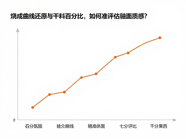 烧成曲线还原与干料百分比,如何精准评估釉面质感?
