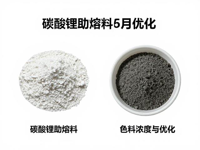碳酸锂助熔剂在瓷泥复合配方中的应用，色料浓度对比与优化