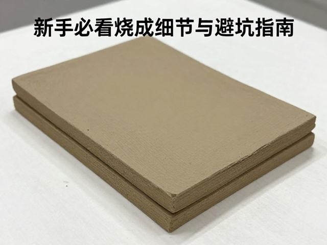 气窑素烧折边泥板技法，新手必看烧成细节与避坑指南