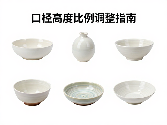 釉烧前必看,基础动作与口径高度比例调整指南