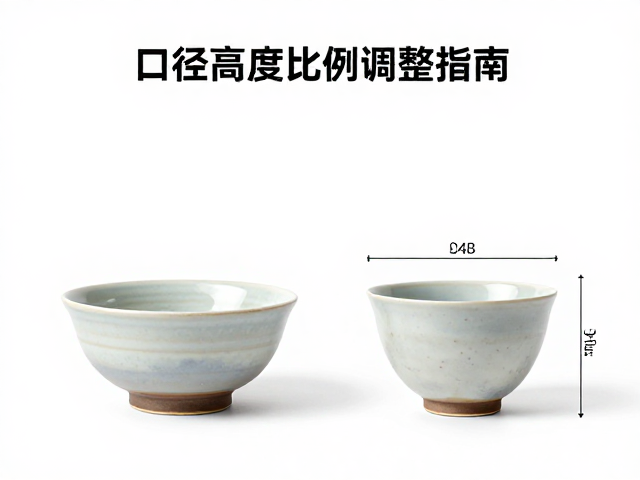 釉烧前必看,基础动作与口径高度比例调整指南