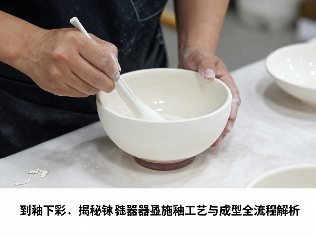 从成型到釉下彩，揭秘钵器器皿施釉工艺与成型全流程解析
