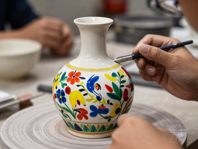 石湾陶塑彩绘，贴花转印与高温烧成工艺揭秘，传承非遗之美