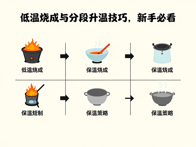 电窑操作指南，低温烧成与分段升温技巧，新手必看