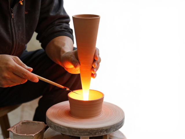 柴窑操作指南，锥形测温锥控温1000-1150℃烧陶技巧
