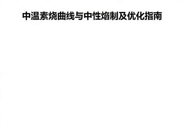 中温素烧曲线与中性焰控制,烧成缺陷复盘及优化指南