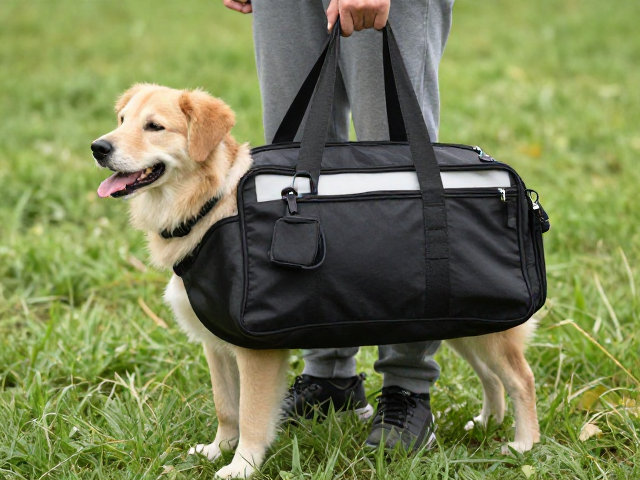 中型犬外出环境适应难?专用训犬包助力轻松脱敏训练