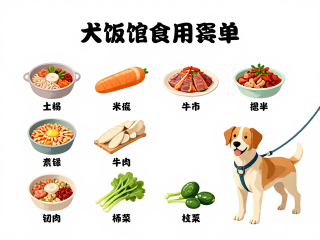 中型犬自制犬饭食谱,牵引绳适应训练,打造健康爱宠