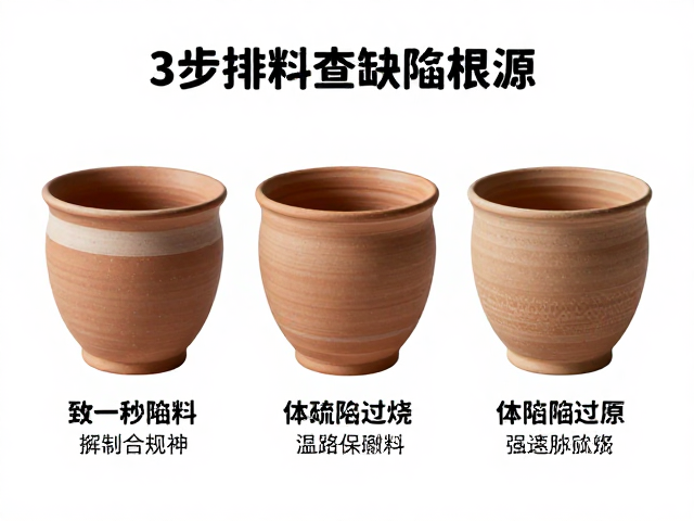 釉料熔融温度过高致坯体疏松过烧？3步排查缺陷根源