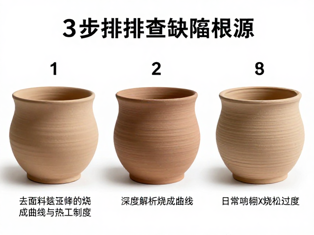 釉料熔融温度过高致坯体疏松过烧？3步排查缺陷根源