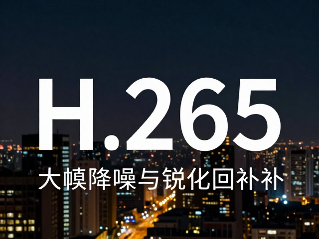 H.265夜景大幅降噪与锐化回补,提升暗光画质与SEO流量