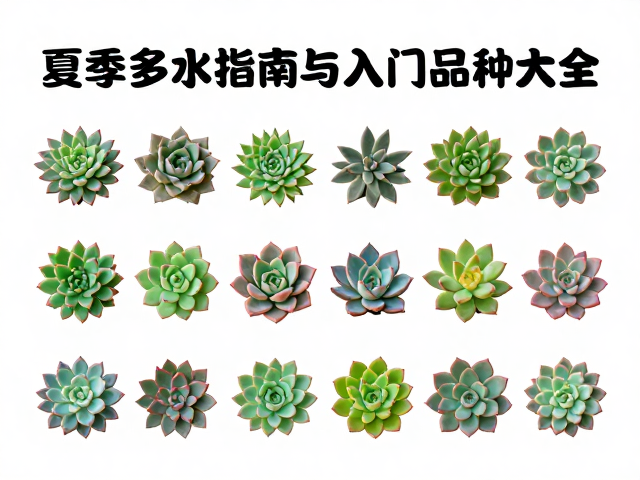新手必入皮实多肉推荐，夏季控水指南与入门品种大全