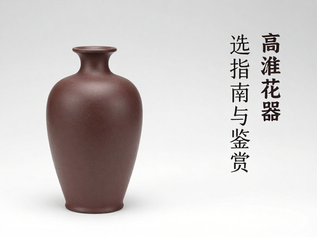 紫砂泥细颈花瓶，高雅花器选购指南与鉴赏