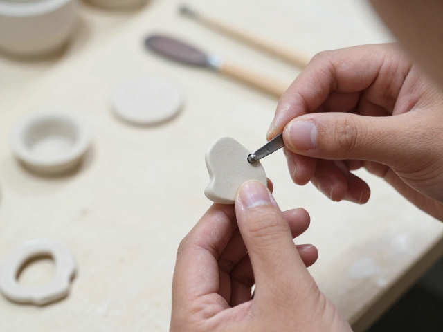 陶艺胸针制作,釉烧技巧与釉料选择全解析