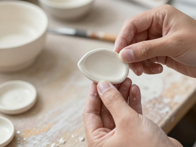陶艺胸针制作,釉烧技巧与釉料选择全解析