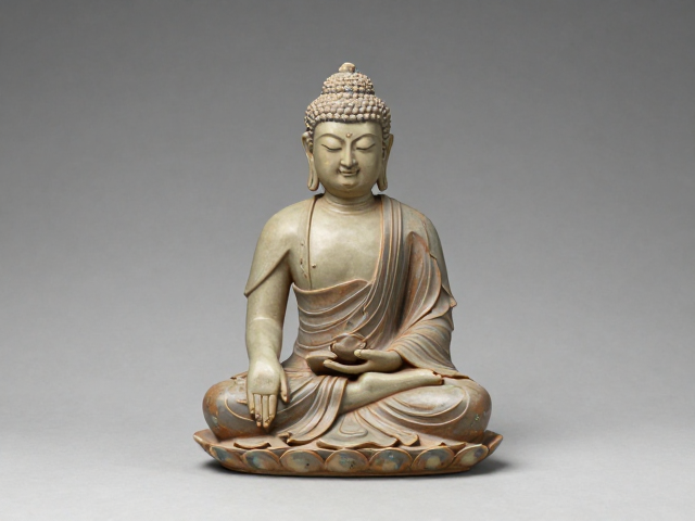 非遗仿古陶艺精品，佛教造像素烧复烧工艺与鉴赏