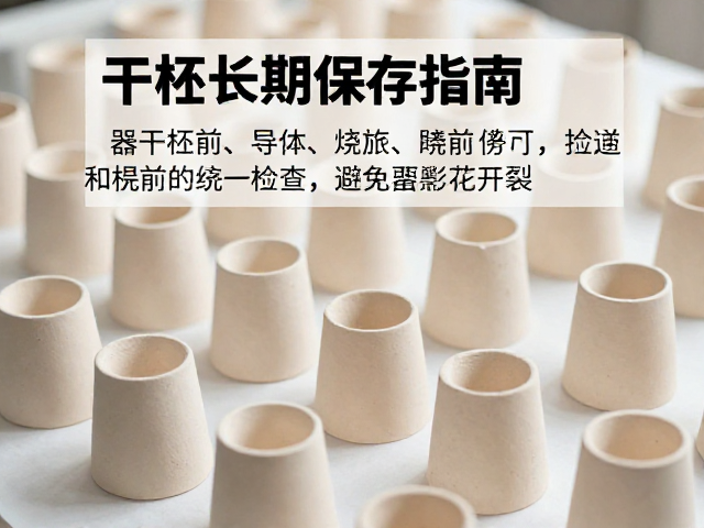 干坯长期保存指南，器口朝上与烧前统一检查，避免变形开裂