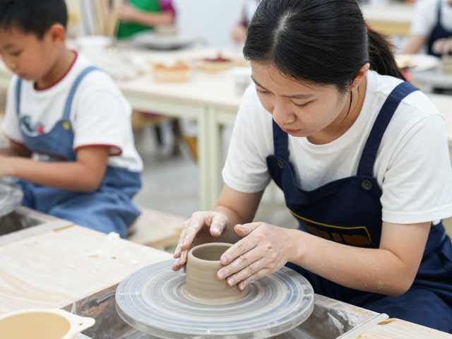 少儿陶艺讲师揭秘，学校美术课手捏成型课教学指南