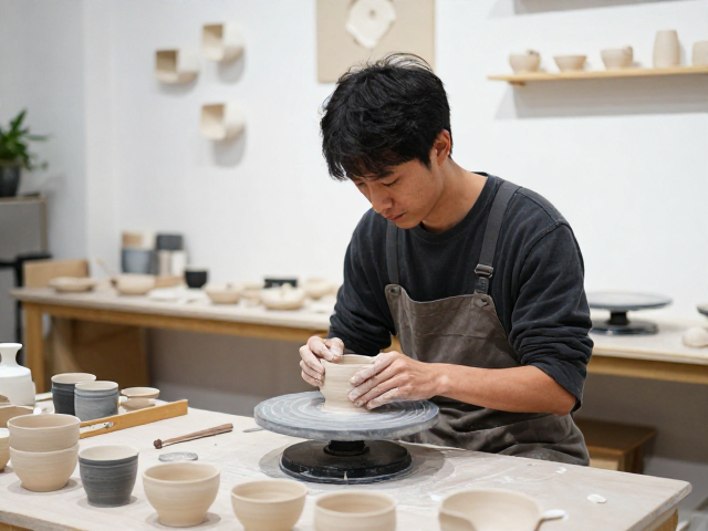 独立陶艺工作室主理人，用乡土手作感惊艳文创市集与展览
