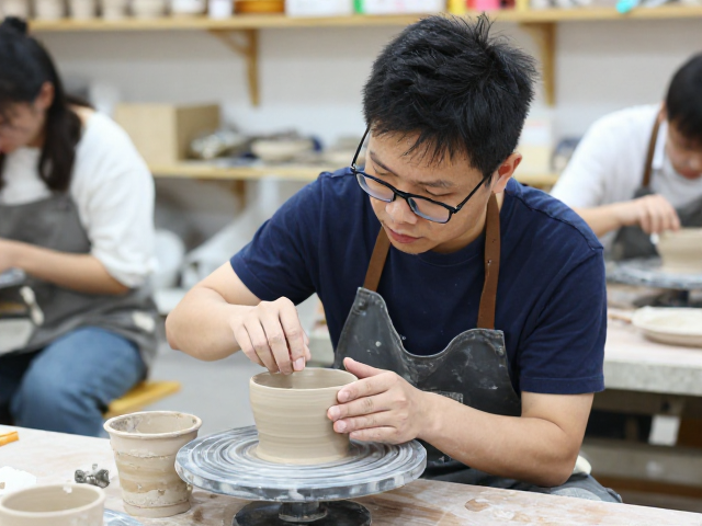 陶艺研学导师分享，如何通过作品点评提升技能，考取陶艺技能证书