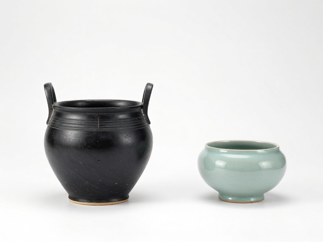 魏晋南北朝陶瓷发展，黑陶与天青釉雅致的演变