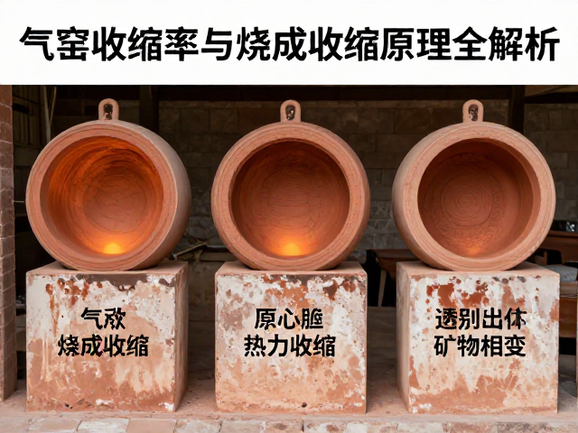 气窑烧制中粘土干燥收缩率与烧成收缩原理全解析