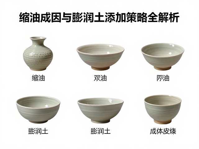 坯釉缺陷关联分析，缩釉成因与膨润土添加策略全解析