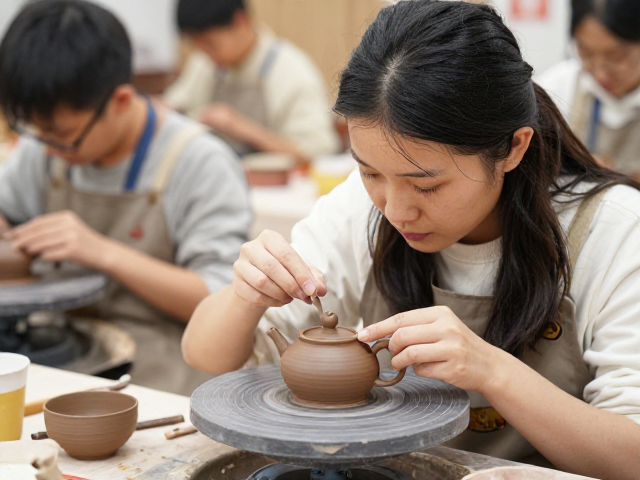 非遗陶艺茶壶研学体验，探寻匠心文化价值与传承
