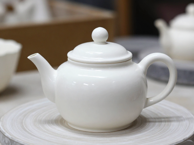 非遗陶艺数字化传承，白釉茶壶技艺解析与美学价值