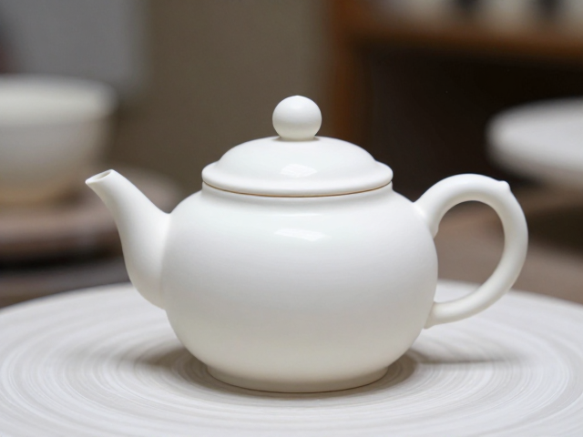 非遗陶艺数字化传承，白釉茶壶技艺解析与美学价值