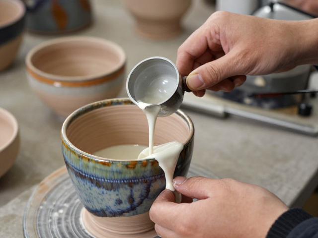 窑变呈色釉奥秘，陶艺雕塑中釉浆比重测量的关键作用