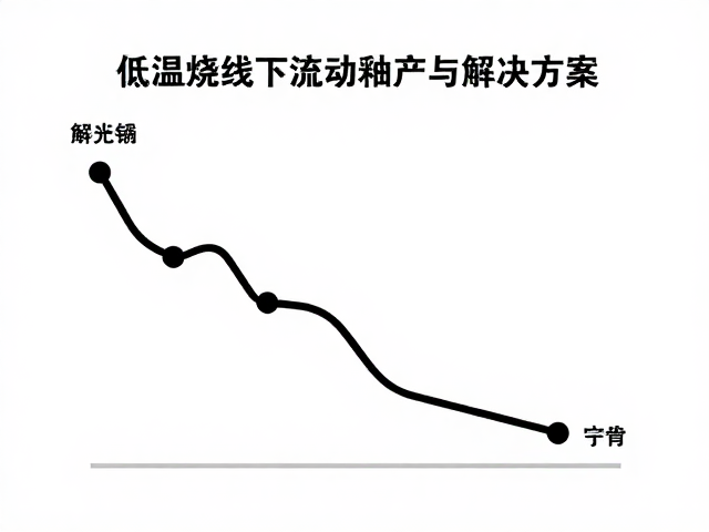 低温烧成曲线下的流动釉量产,稳定性测试全解析