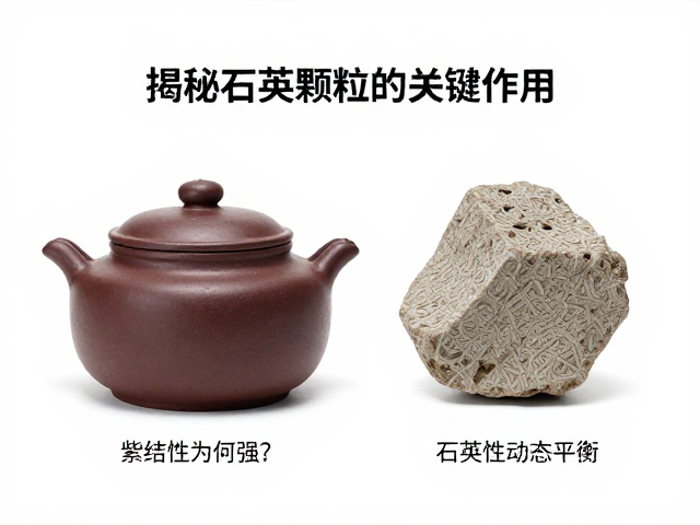 紫砂泥黏结性为何强?揭秘石英颗粒的关键作用