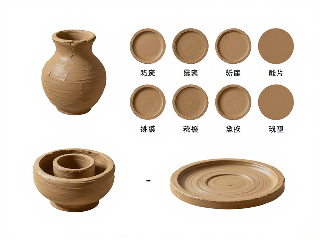 色泥颜料搭配指南,陈腐醒泥与泥条盘筑技法详解