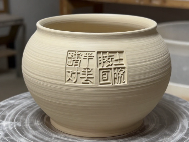 揭秘对半印坯技法，素烧与化妆土装饰的古法美学与工艺解析