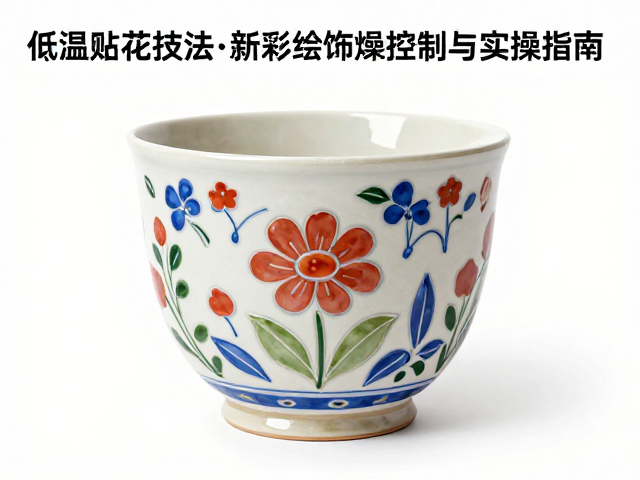 低温贴花技法,新彩绘饰坯体干燥控制与实操指南