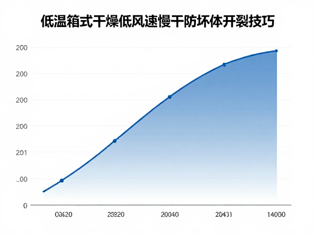 低温箱式干燥低风速慢干防坯体开裂技巧