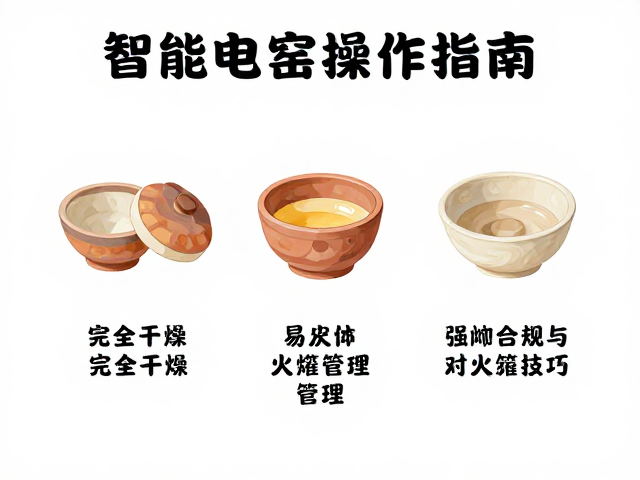 智能电窑操作指南,坯体完全干燥与火箱管理技巧