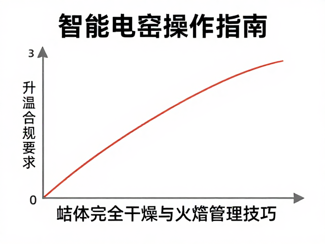 智能电窑操作指南,坯体完全干燥与火箱管理技巧