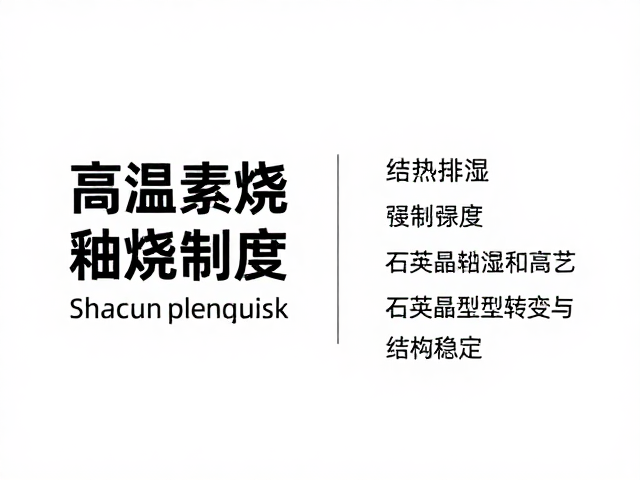 高温素烧曲线与釉烧制度，详解预热排湿关键参数