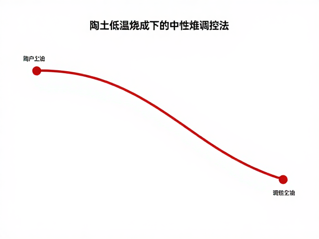 掌握中温釉烧曲线，陶土低温烧成下的中性焰调控法