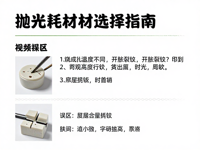 烧成温度不同导致开片裂纹？抛光耗材选择指南