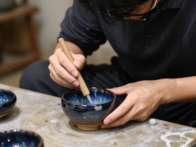非遗油滴纹陶艺，师徒传承古法，复刻千年釉色之美