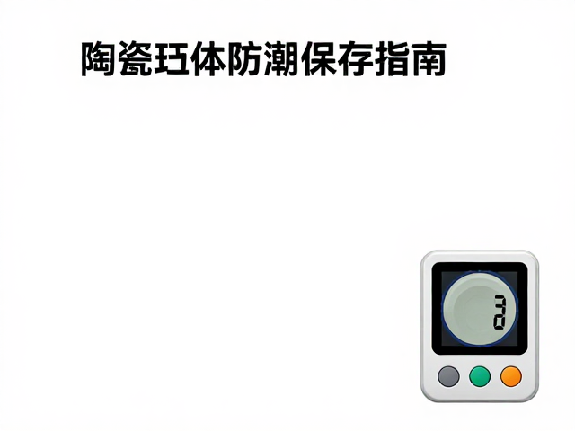 陶瓷坯体防潮保存指南，防表面干裂与湿度计使用技巧