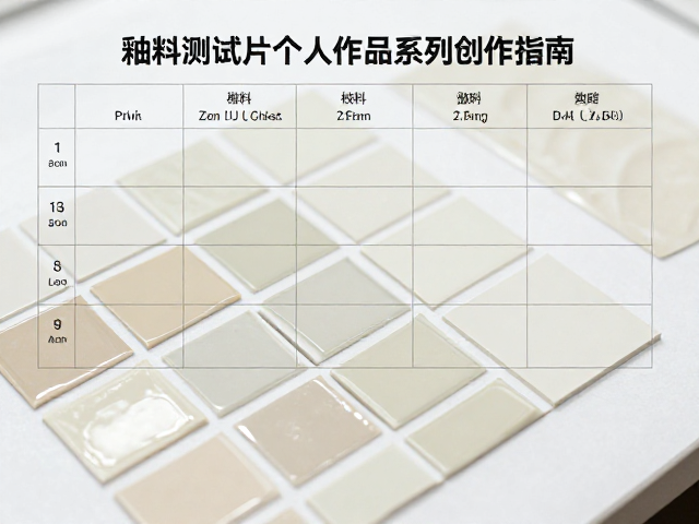 陶艺研究者必看，釉料测试片数据解析与个人作品系列创作指南