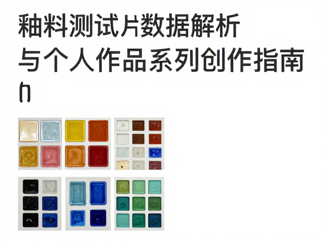 陶艺研究者必看，釉料测试片数据解析与个人作品系列创作指南